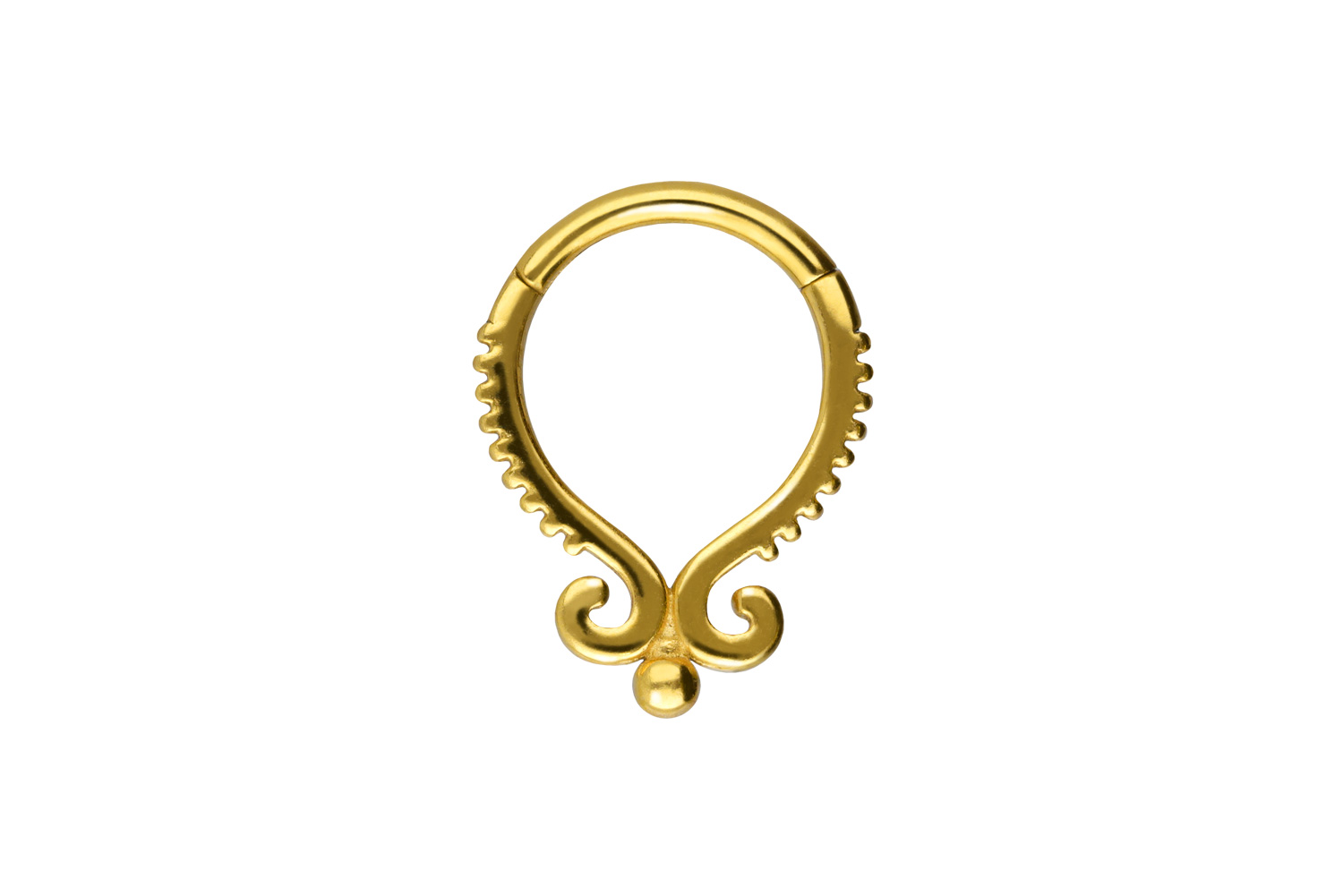 Chirurgenstahl Segmentring Clicker ORIENTALISCHES DESIGN ++SALE++